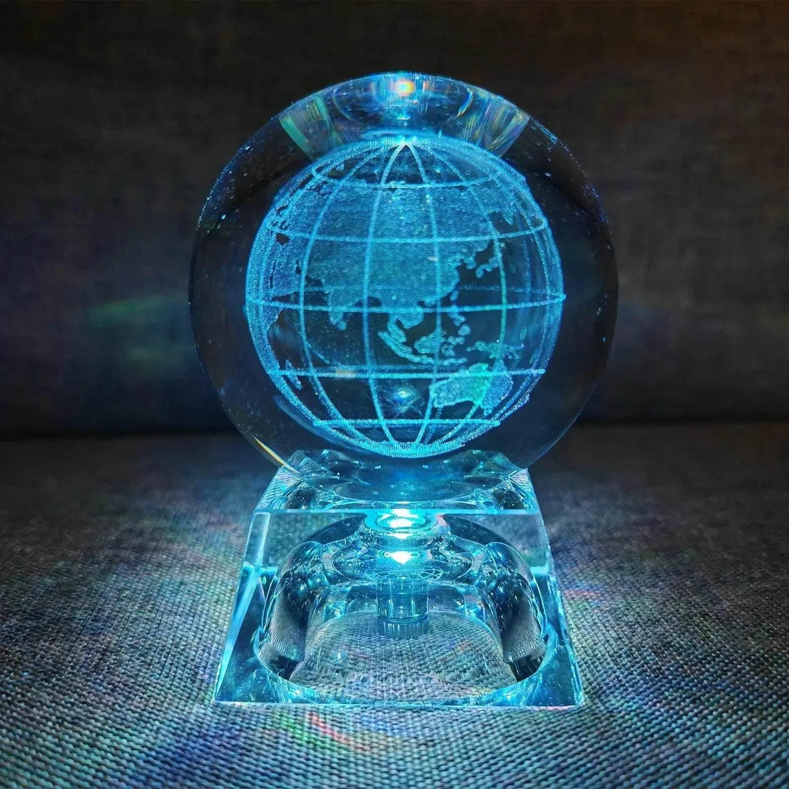 3D LED Crystal Ball Collectible