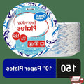 Everyday Disposable Paper Plates Soak Proof Microwave Safe