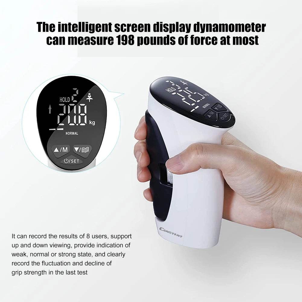 LED Digital Electronic Hand Grip Power Strength Trainer Tester