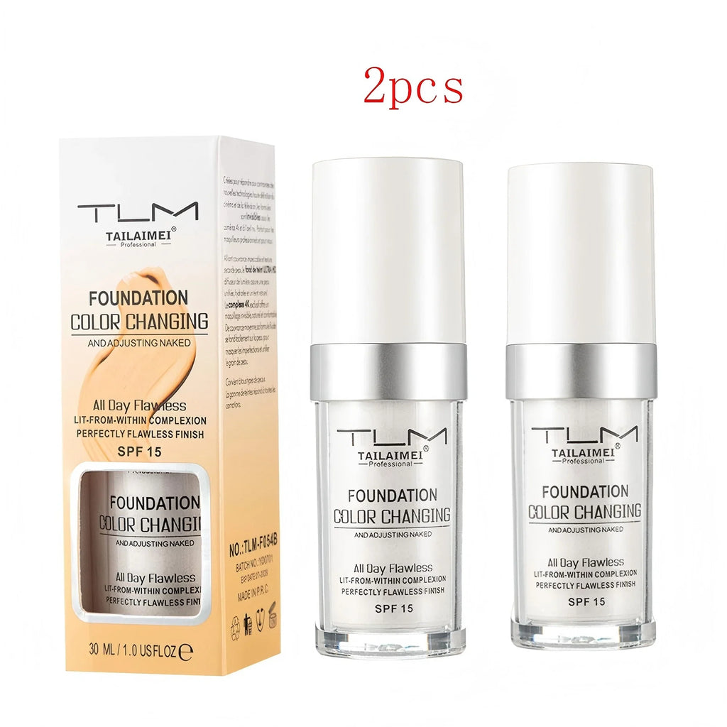 1/2PCS 30ml Tinted Moisturizer Lightweight Sheer Foundation SPF Skin Tint for Hydration Sun Protection Rejuvenating Coverage