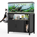 Breeder Tank Stand With Hidden Cat Litter Cabinet And Perch