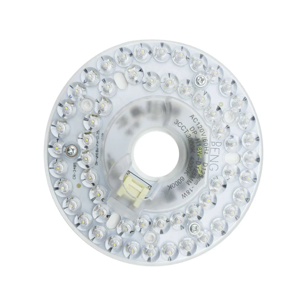 3.9/4.9/6.2 Inch CRI90 Ceiling Fan Light Retrofit Kit 3000/4000/5000K Pendant Light Round Panel Flush Mount Ceiling Light Panel