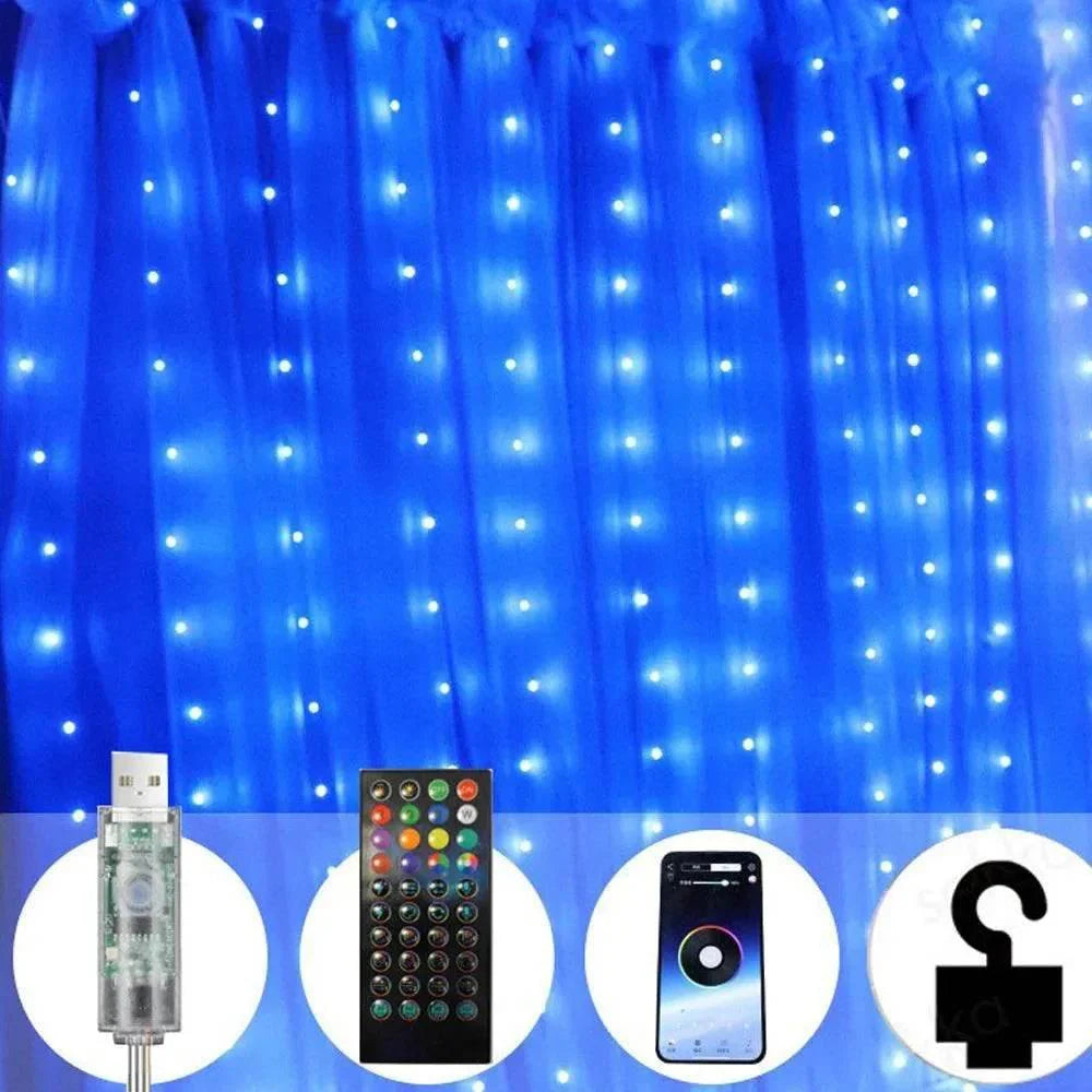 RGBIC Bluetooth Smart Curtain Light