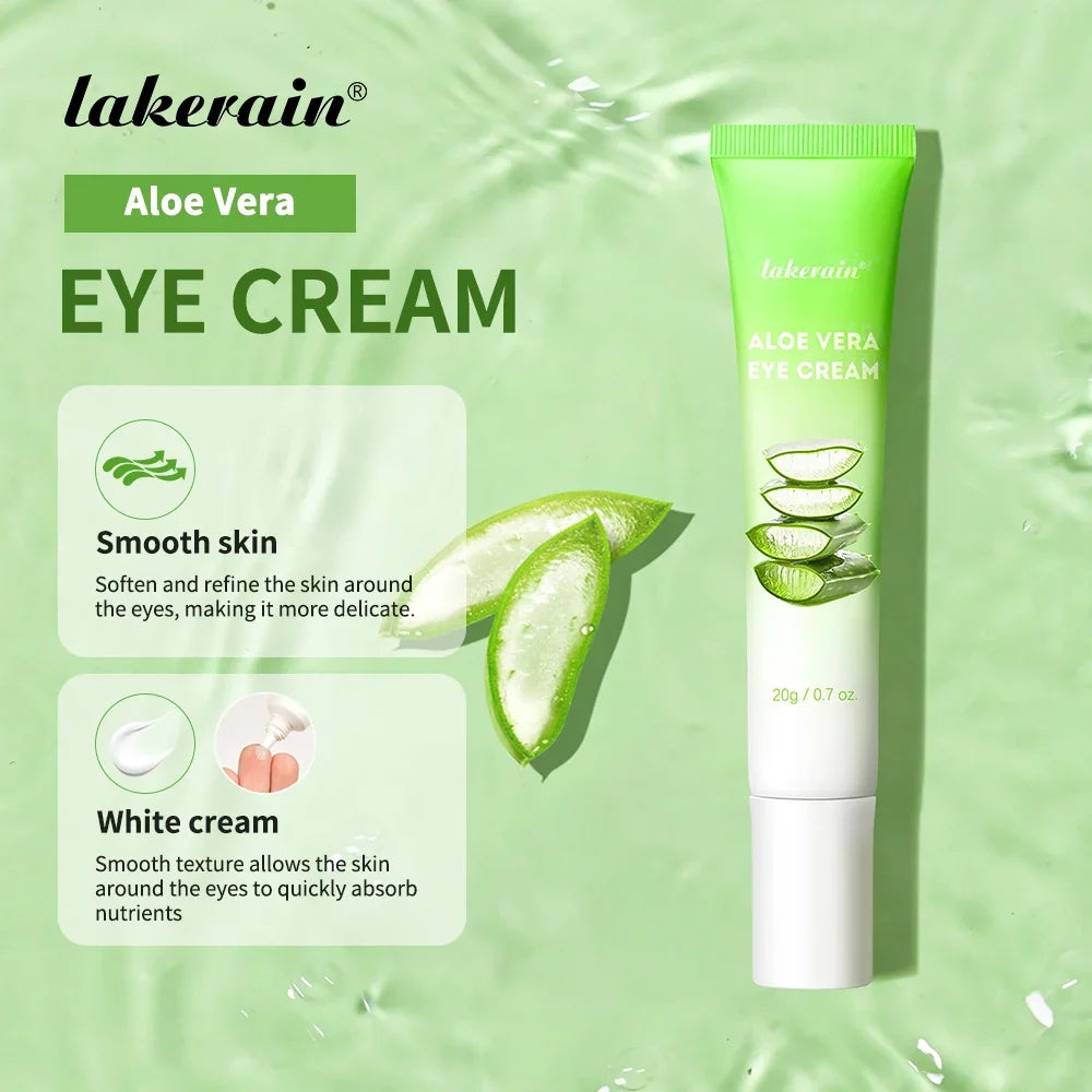 Lakerain Aloe Vera Skin Care Set Deep Hydration Smooth Delicate Skin Fast-absorbing Formula Cleanser Toner Serum Lip Blam Kit