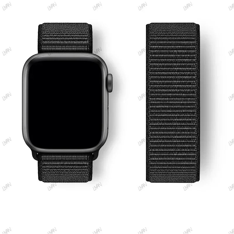 Nylon Sport loop Strap For Apple Watch Band 44mm 42/40mm 45mm  38/41mm pride Bracelet iwatch Ultra2 49mm Series 9 8 se 7 6 5 4 3