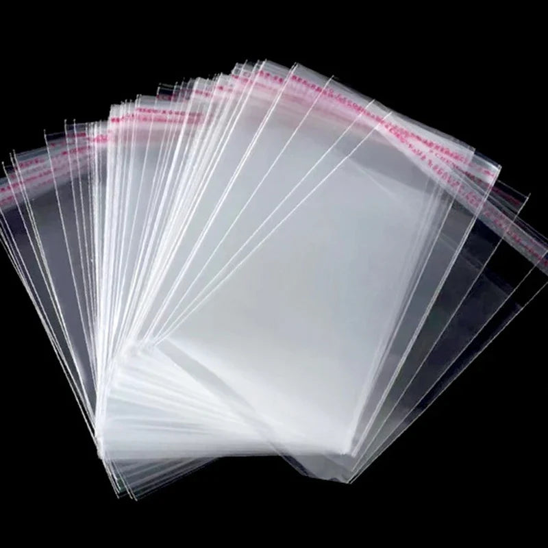 Transparent Self-sealing Jewelry Accessories Candy OPP Self-adhesive Bag Packaging Resealable Gift Cookie Packaging Bag