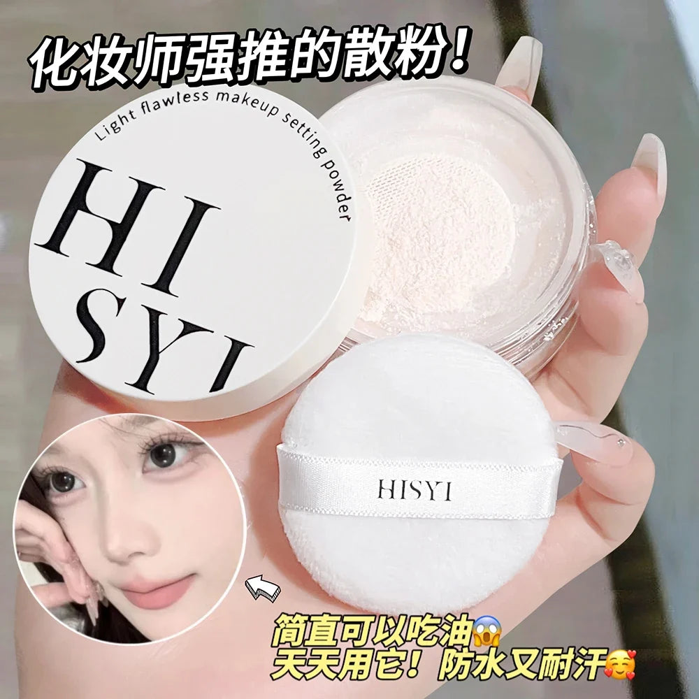 Light Air Loose Powder Transparent White Long lasting matte finish makeup Oil Control Cover flour cosmetics Korea
