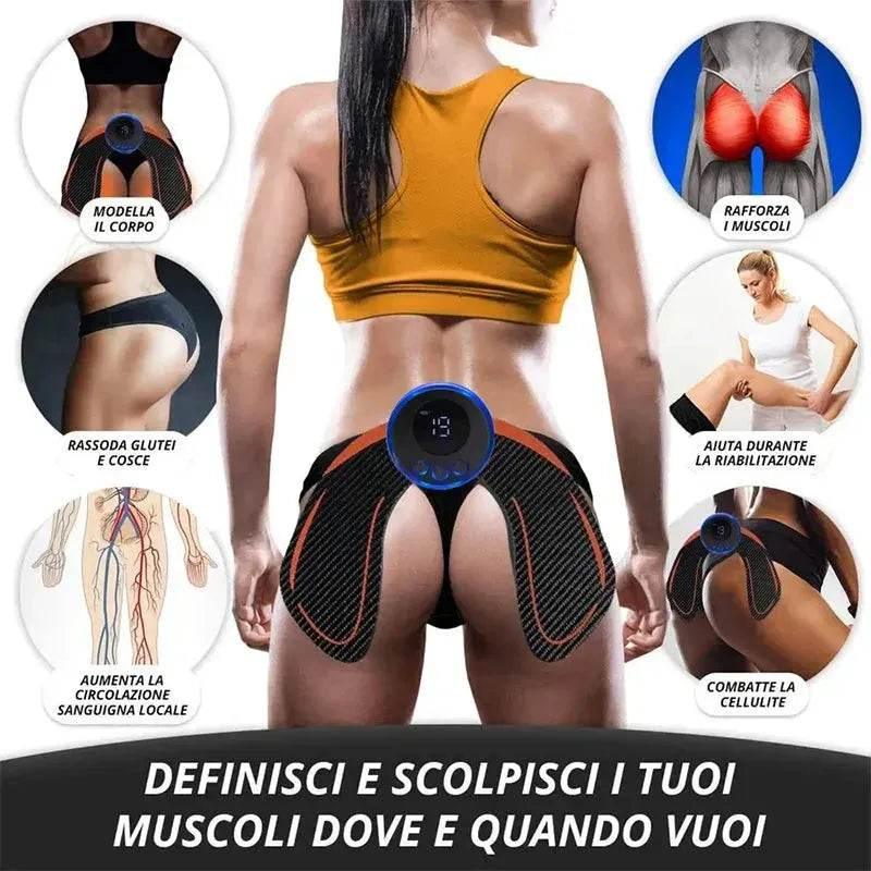 Wireless EMS Muscle Stimulator - 6 Modes, 10 Levels