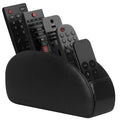 5 Compartments Remote Control Box Living Room Desktop Storage Box PU Leather Air Conditioner TV Remote Control Bracket Storage