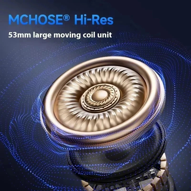 Original MCHOSE V9 PRO Music Esports Gaming Headphones 3-mode Wireless Noise Reduction Mic Customized Head-mounted
