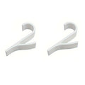 2-6pcs Multi-Purpose Radiator Towel Hangers Coat Clothes Scarf Rack Bath Hook - Metal over Door Or Wall Mounted