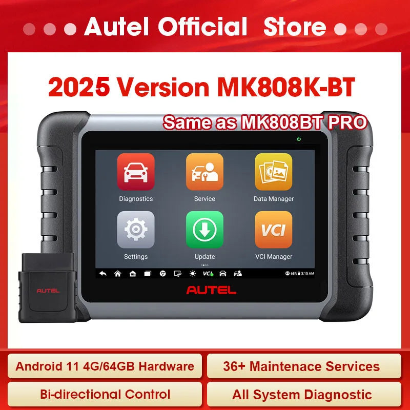 Autel MaxiCOM MK808KBT Pro Diagnostic Tool All Systems