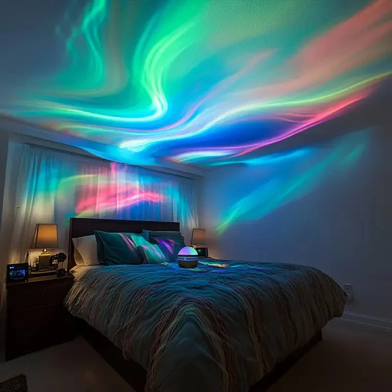 LED Projection Night Light with Remote Control - 7 Lighting Effects