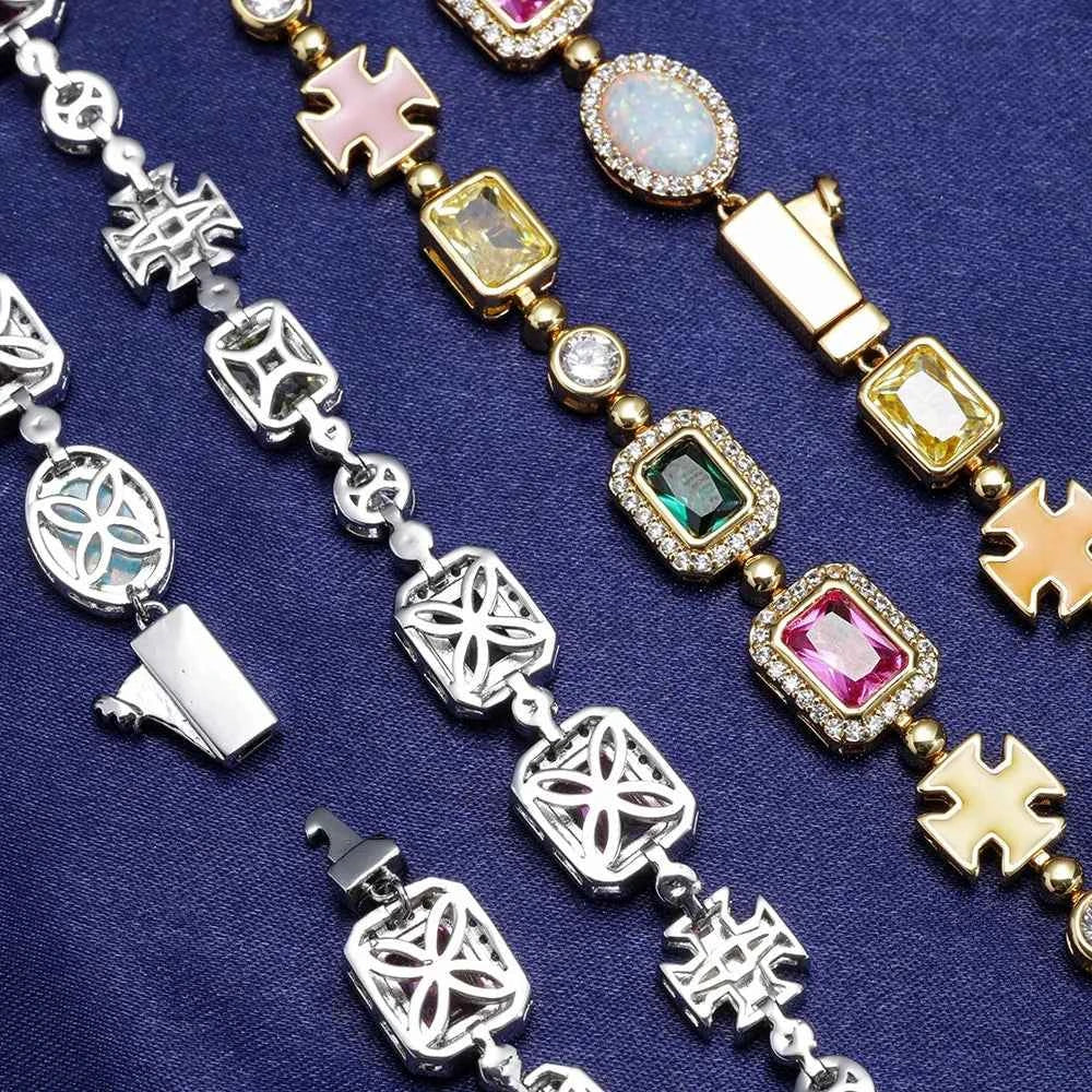 Colorful Gemstone Necklace (Unisex)