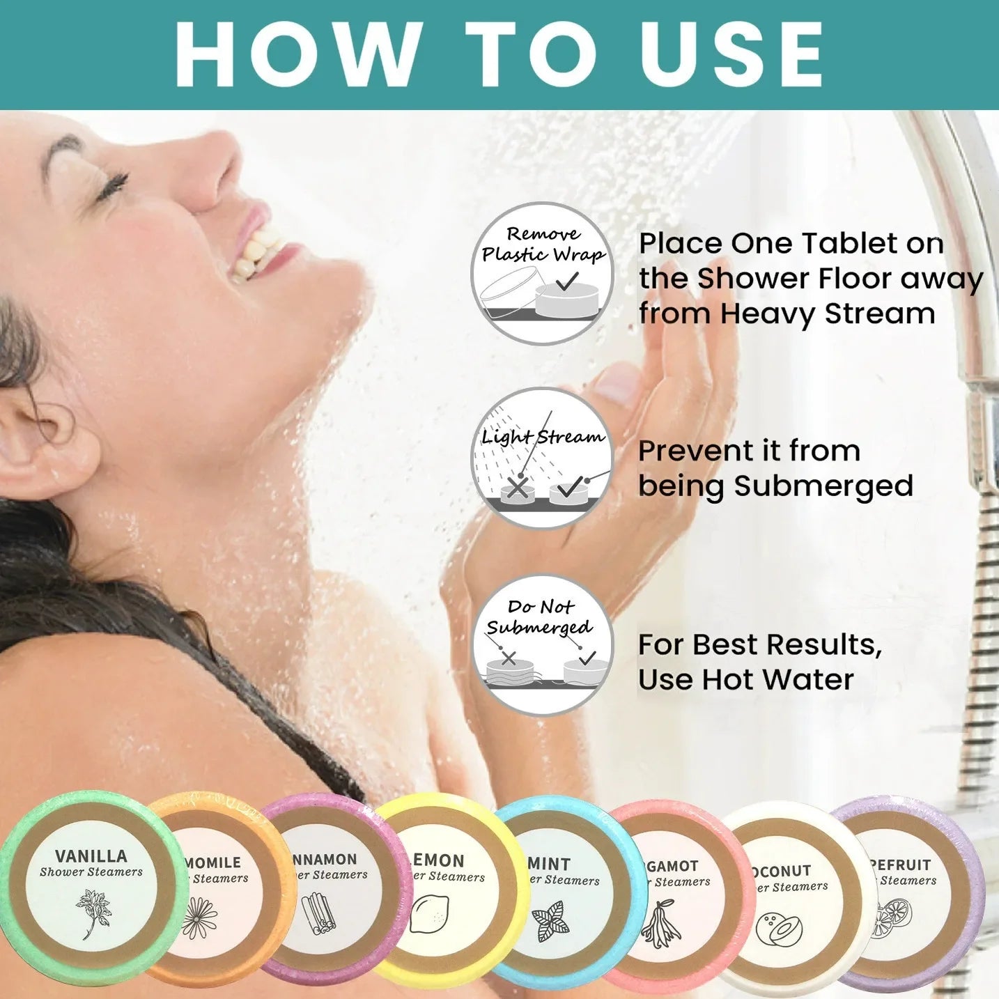 8Pcs Bath Salt Tablets Set, Natural Relaxing Spa Bath For Bathtub, Body Care Suitable For Women And Men, Home & Hotel