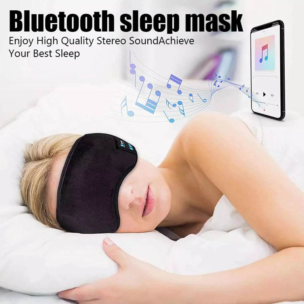 Bluetooth Earphones Sleeping Headband Elastic Wireless Eye Mask