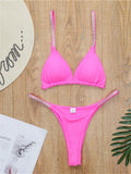 Diamond Swimwear Women 2025 Sexy Pink Micro Bikini Brazilian Black Rhinestone Thong Swimsuits Beach Push Up Bathing Suit Biquini