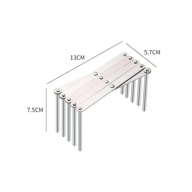 1Pc Foldable Kitchen Dish Drain Rack Dinnerware Storage Organizer Tray Plate Drying Shelf Cups Display Stand Drainer Holder
