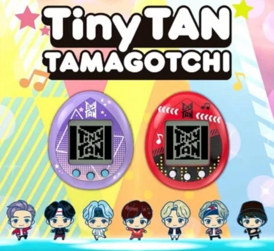 BTS x Tinytan Tamagotchi (Purple/Red Ver)
