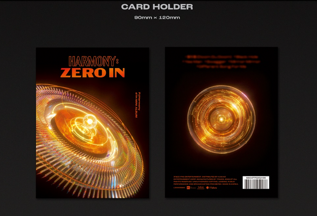 P1Harmony 4th Mini Album - Harmony : Zero In