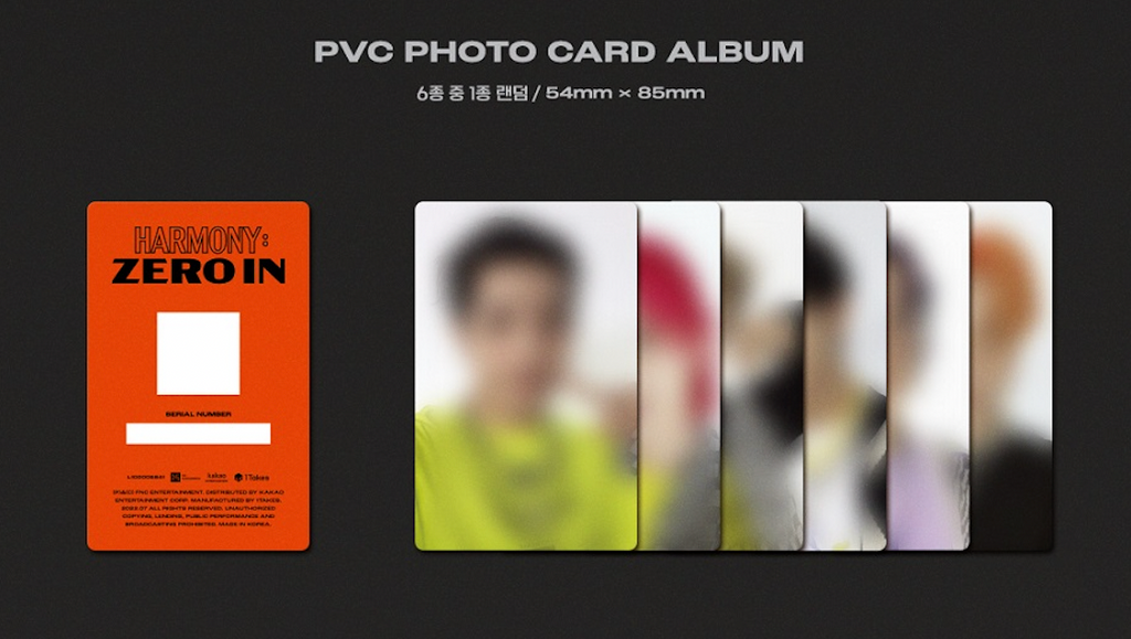 P1Harmony 4th Mini Album - Harmony : Zero In