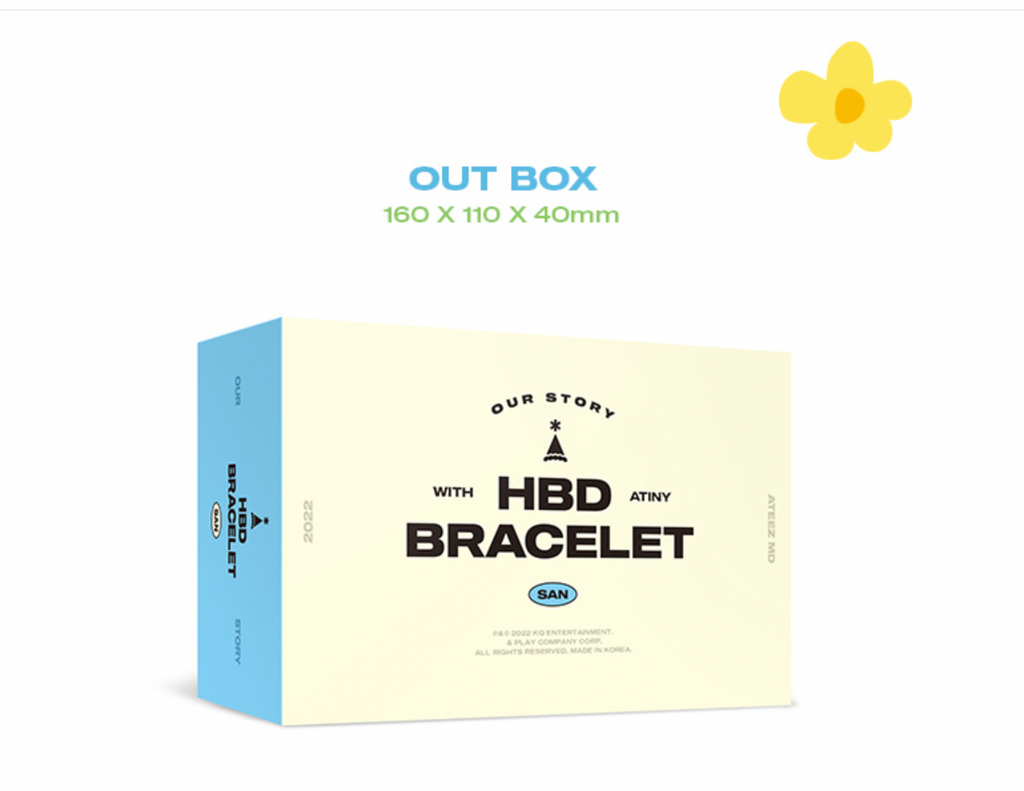 ATEEZ [Our Story] Hbd Bracelet â€“ San