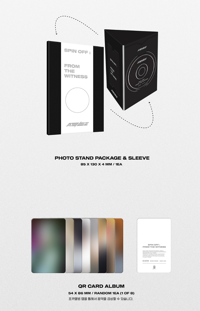 ATEEZ 1st Single Album:  Spin Off:  From The Witness