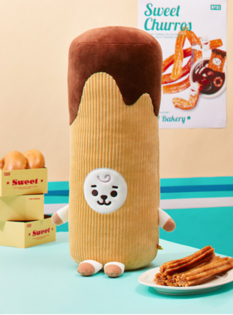 BTS x BT21 Sweet Things Collection - Rj Churro Body Pillow