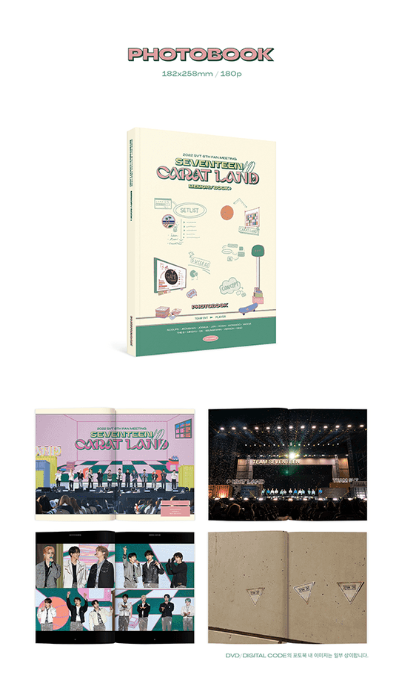Seventeen - 2022 Seventeen In Caratland Memory Book + DVD Digital Code