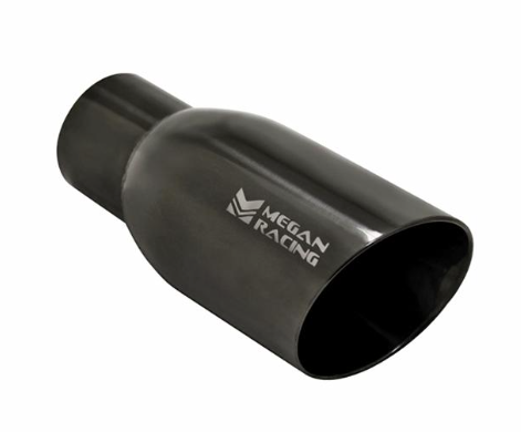 Megan Racing Universal Exhaust Tip for 3.5" Black Chrome 2.5" Piping - MR-UT-BC01