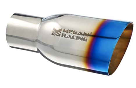 Megan Racing Universal Exhaust Tip for 3.5" Black Chrome 2.5" Piping - MR-UT-BC01