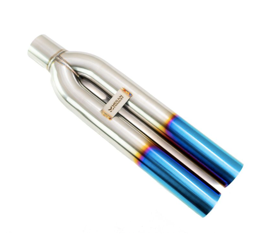 Megan Racing Universal 3" VIP Exhaust Tip Blue Burnt - 600mm Length