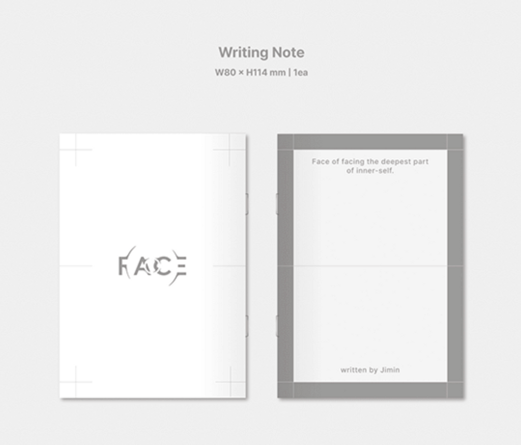 BTS Jimin First 1st Solo Album - Face