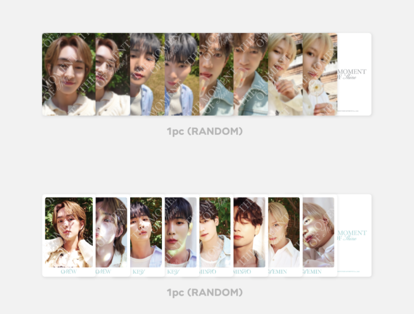 SHINee 15th Anniversary Pop Up MD - The Moment Of SHINee