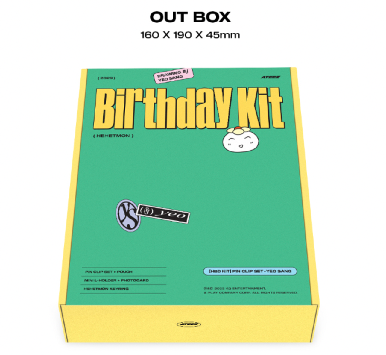 ATEEZ [Hbd Kit] Hair Pin Set - Yeo Sang