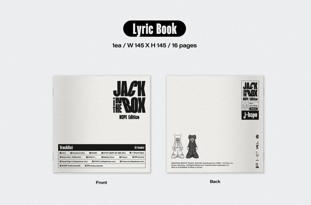 BTS J-Hope - Jack In The Box (Hope Edition)
