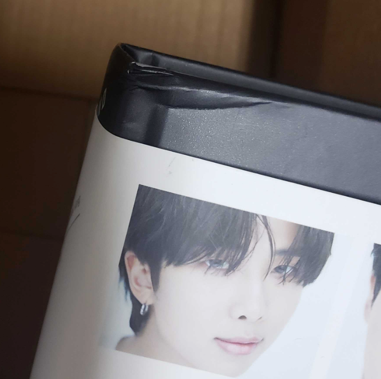 BTS Hardcover Book: Beyond The Story: 10-Year Record Of BTS [Top Corner Damage]
