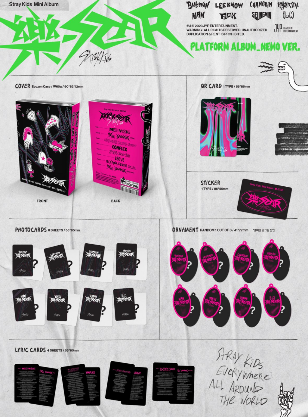 Stray Kids - "æ¨-Star" (Rockstar) Album (Platform Album_Nemo Ver)