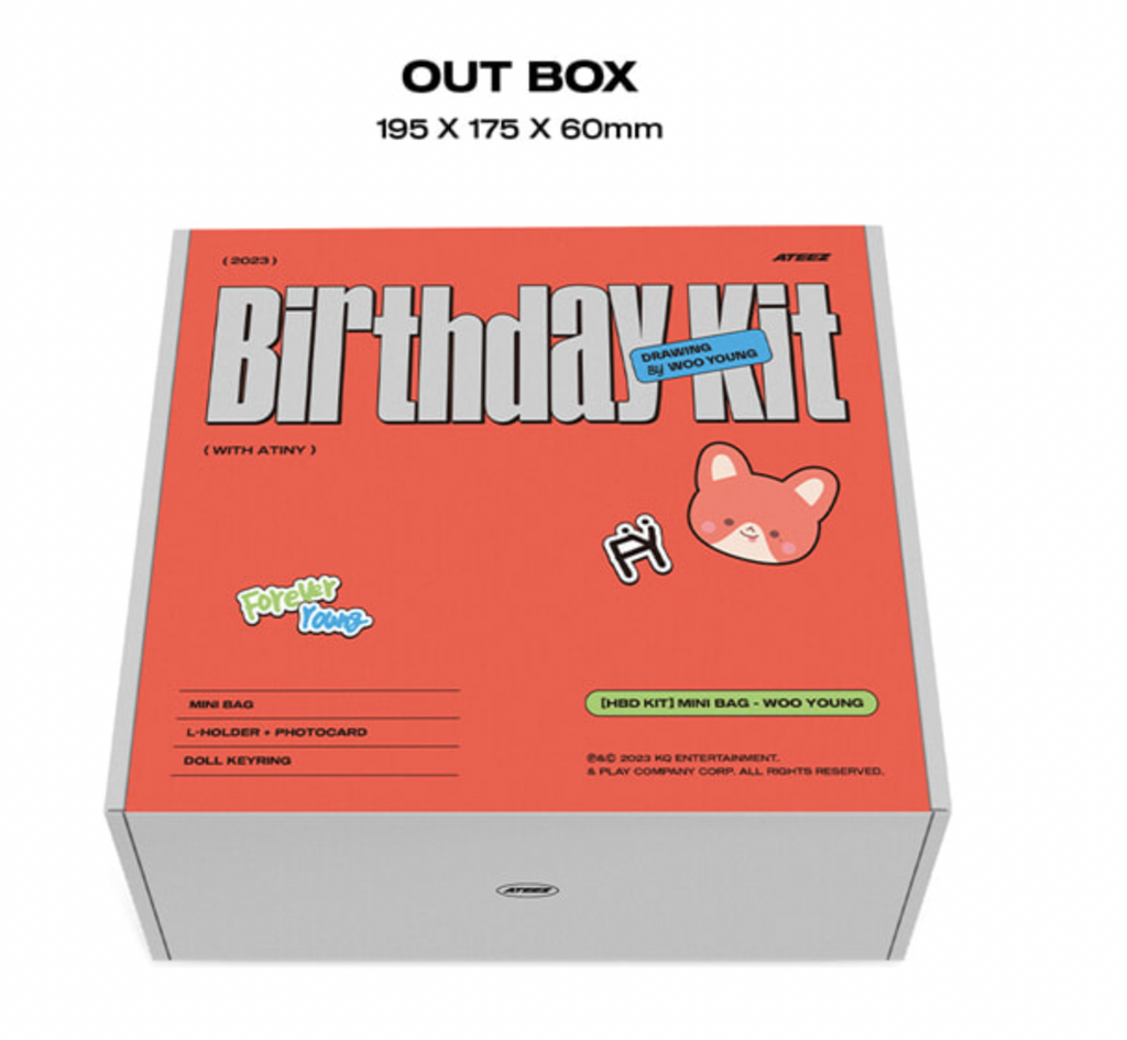 ATEEZ Wooyoung - Hbd Kit Mini Bag