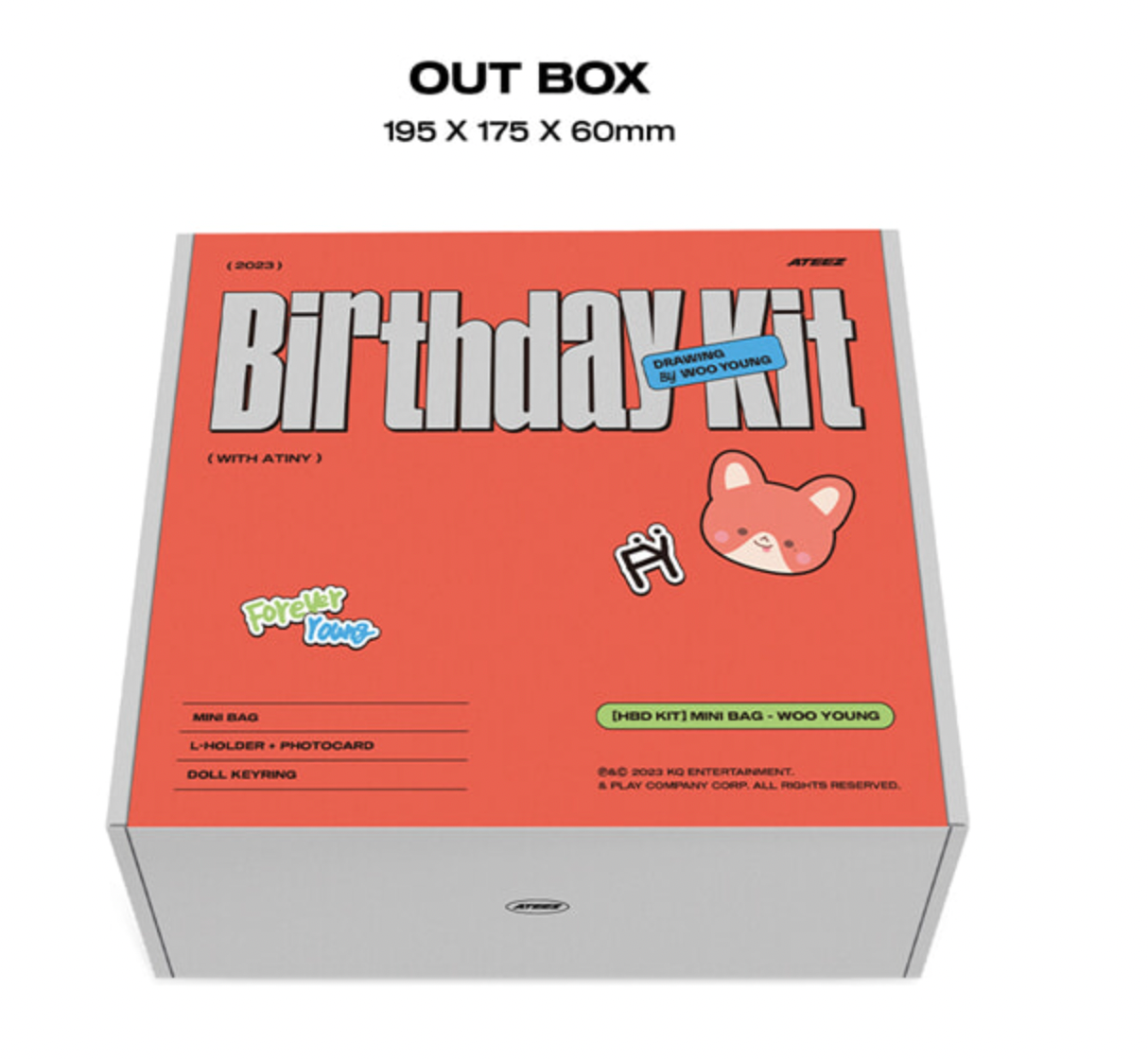 ATEEZ Wooyoung - Hbd Kit Mini Bag