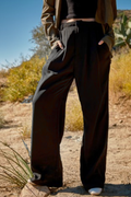 Black Button Pants