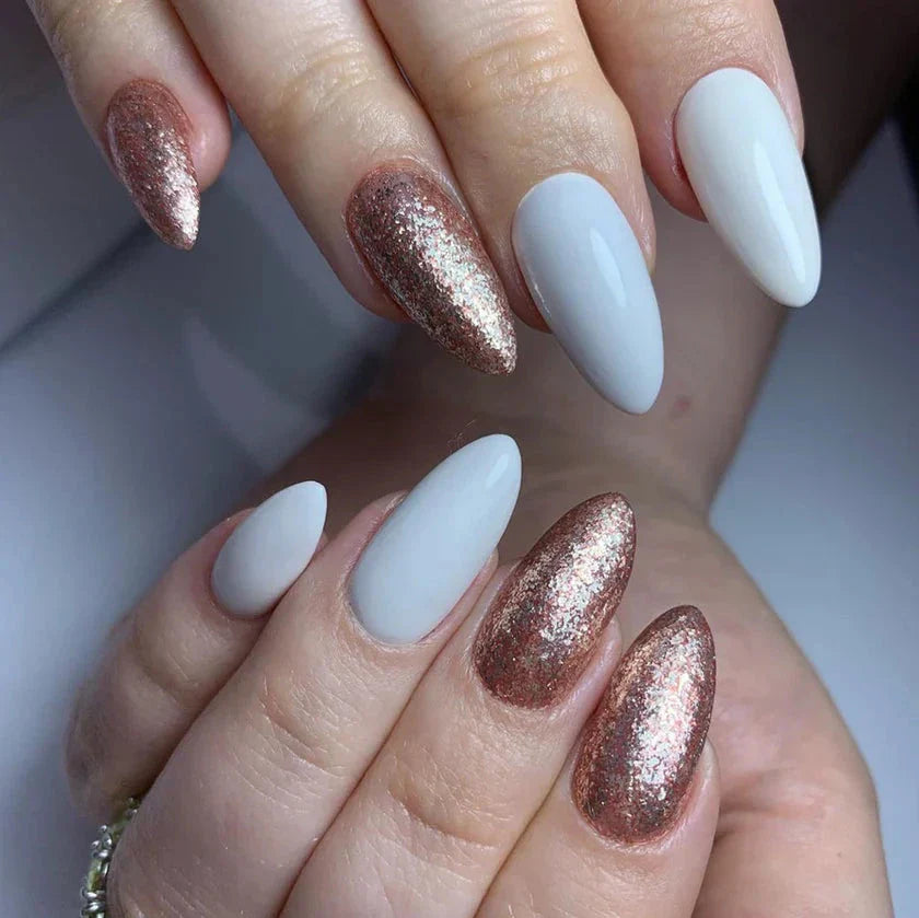 Luxio - Glitter Rose-Gold Gel Polish, 15ml