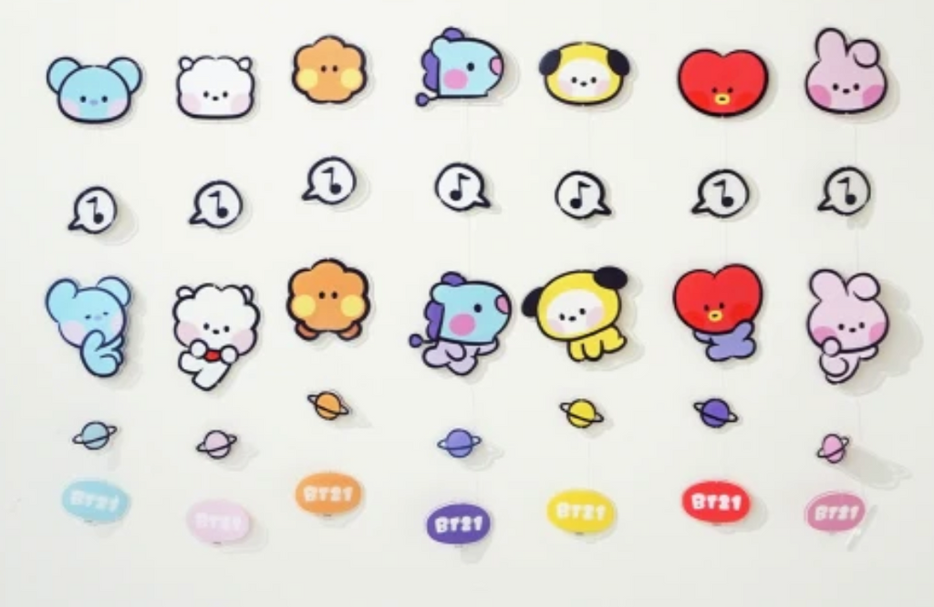 BT21 Minini Acrylic Mobil