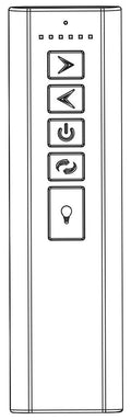 Substitute for Monte Carlo R8Y7RC04-CF Visual Comfort Ceiling Fan Remote Control | 2.4 GHz - 7rc04-cf100001 [DC1-DC8-KIT]