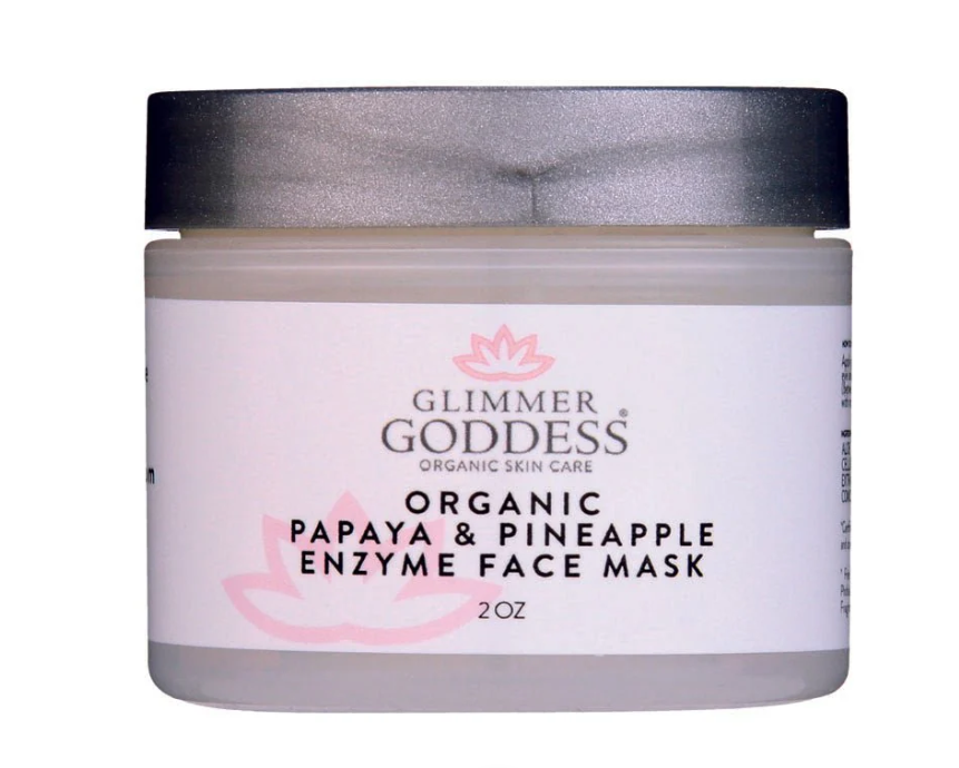 GLIMMER GODDESS Organic Papaya and Pineapple Enzyme Face Mask