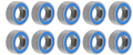 IRonManrc 4x8x3mm Chrome Steel Bearing Double Sealed ( 10 PACK )