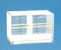 CAGE 30" X18" X 18"H - WHITE W/DIVIDER
