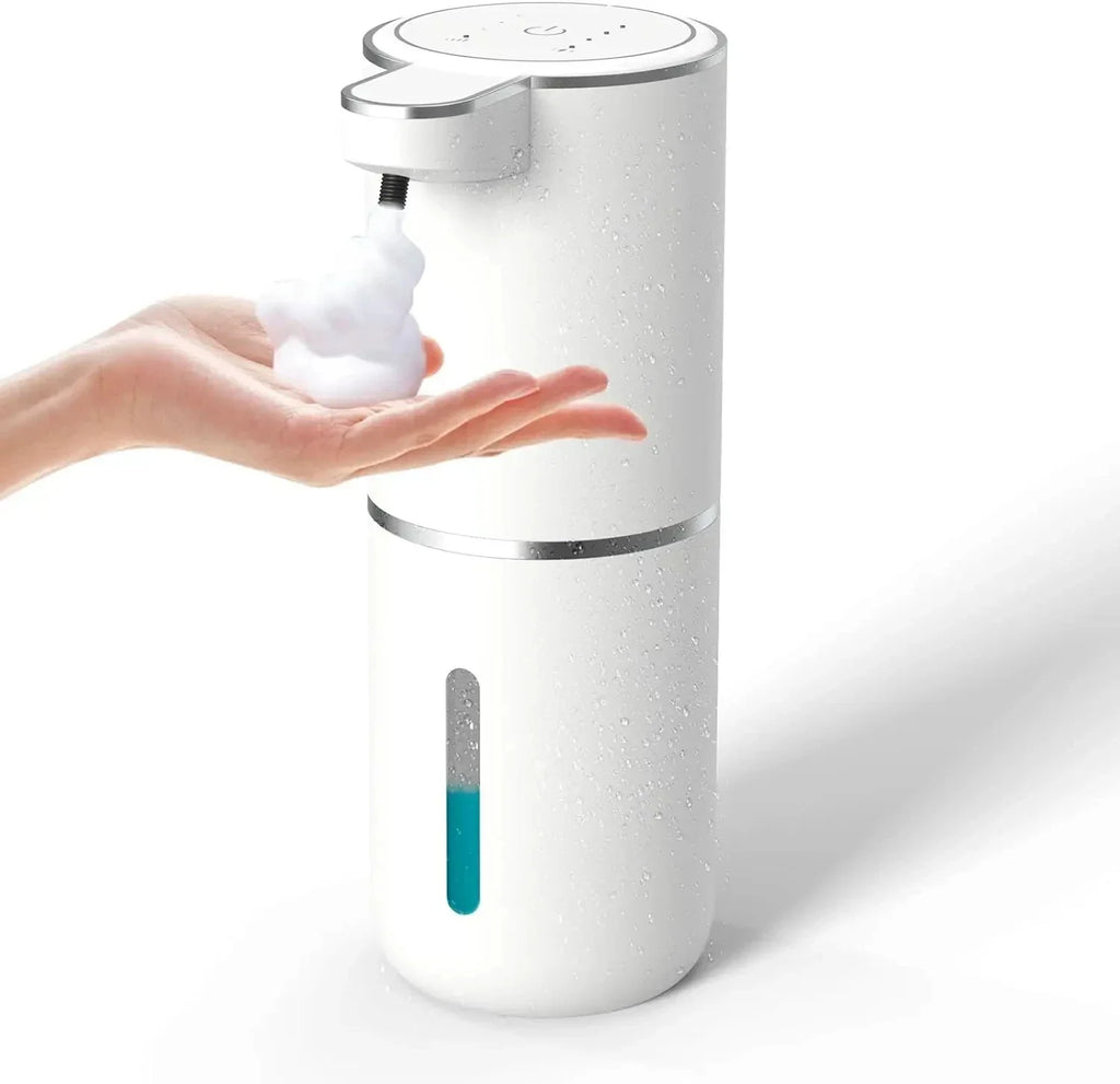 HOMEFISH Automatic Soap Dispenser Touchless Foaming Soap Dispenser 380ml USB Electric 4 Level Adjustable Foam Soap Dispenser