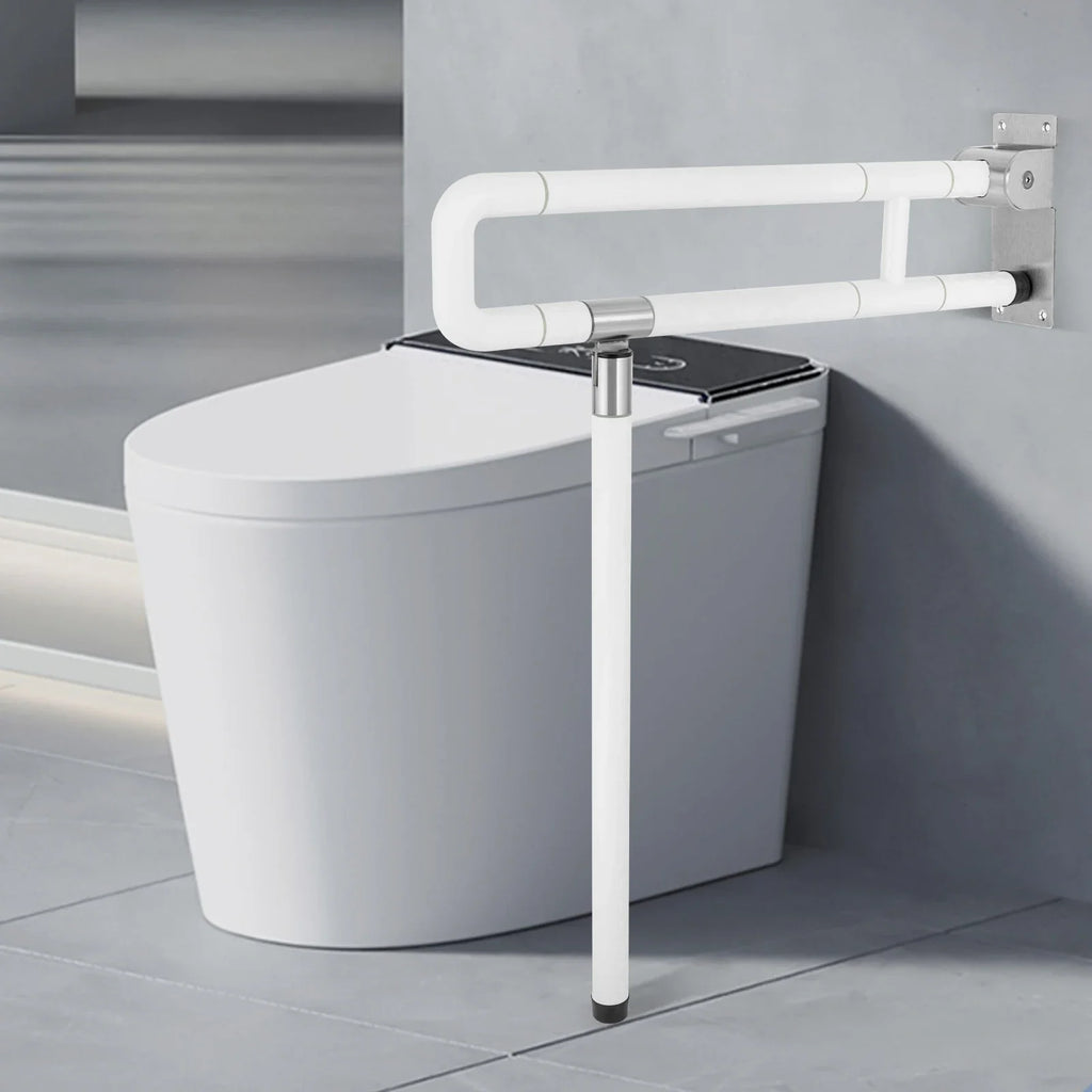 Foldable Toilet Grab Bar Non Slip Handrail For Bathroom Safety