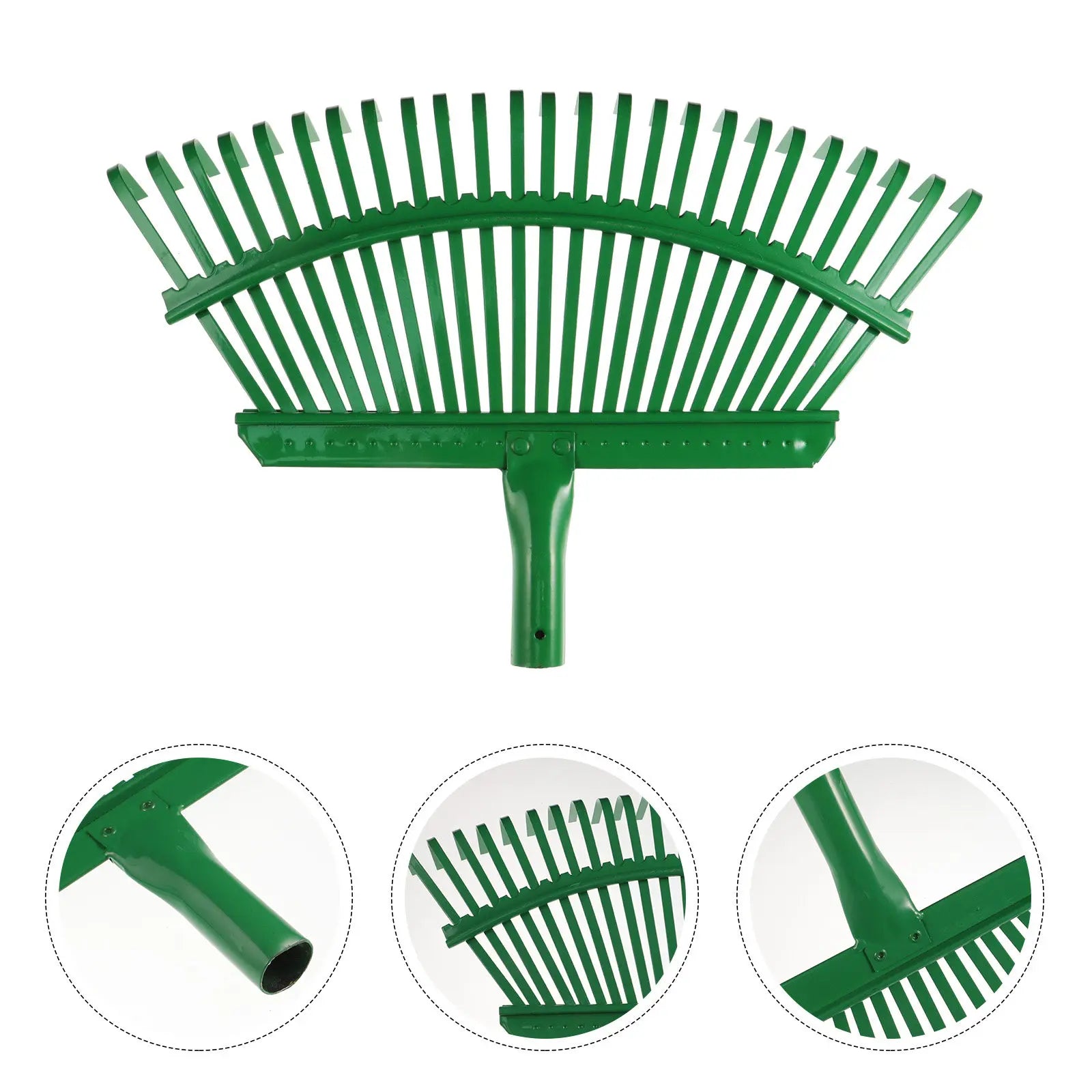 Heavy Duty Carbon Steel Garden Rake For Leaves And Debris